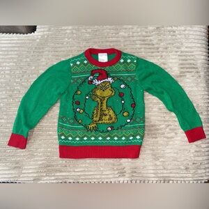 🎅 Grinch-Inspired Holiday Sweater 🎁 | Jumping Beans | Size 6